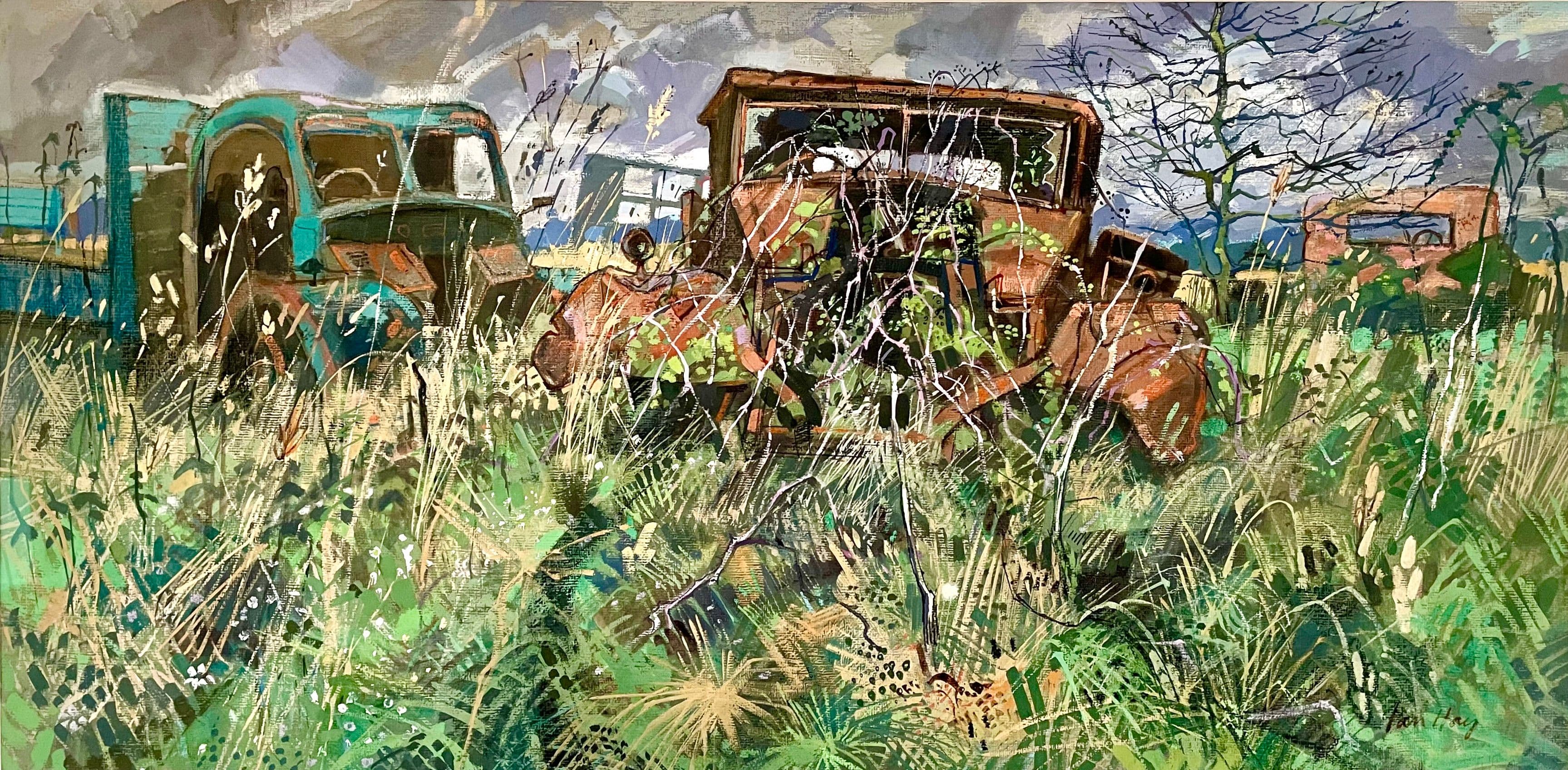 SARAH COLEGRAVE Ian Hay 'Rusting Cars'.jpeg